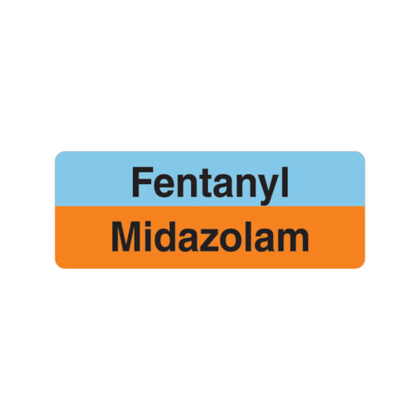 Triarc-Medical-Labels-Anaesthesia-CM17-25-Fentanyl-Midazolam