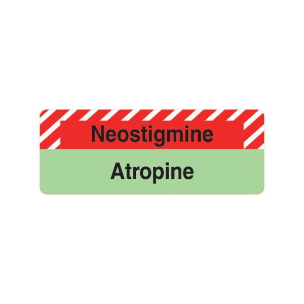 Triarc-Medical-Labels-Anaesthesia-HK13-14-Neostigmine-Atropine