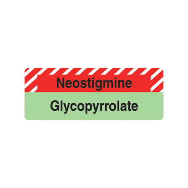 Triarc-Medical-Labels-Anaesthesia-HK13-15-Neostigmine-Glycopyrrolate