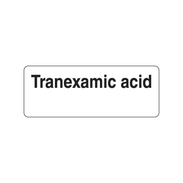 Triarc-Medical-Labels-Anaesthesia-M0087-Tranexamic Acid