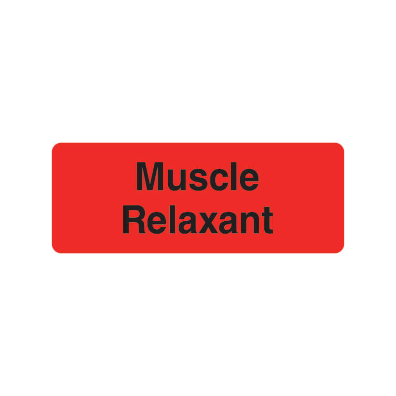 Triarc-Medical-Labels-Anaesthesia-R12-Muscle Relaxant