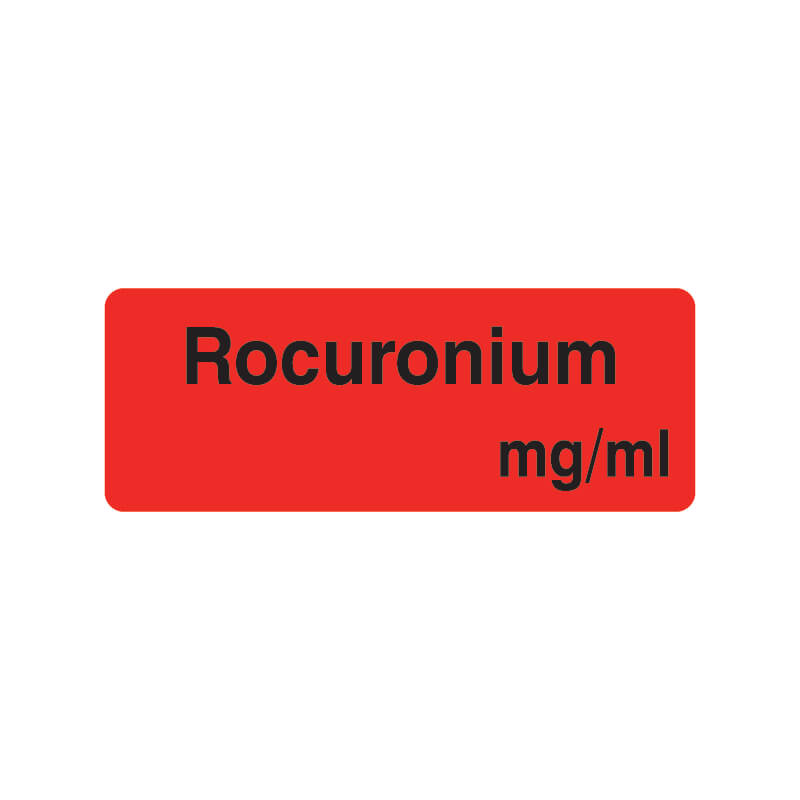 Triarc-Medical-Labels-Anaesthesia-R12B-Rocuronium