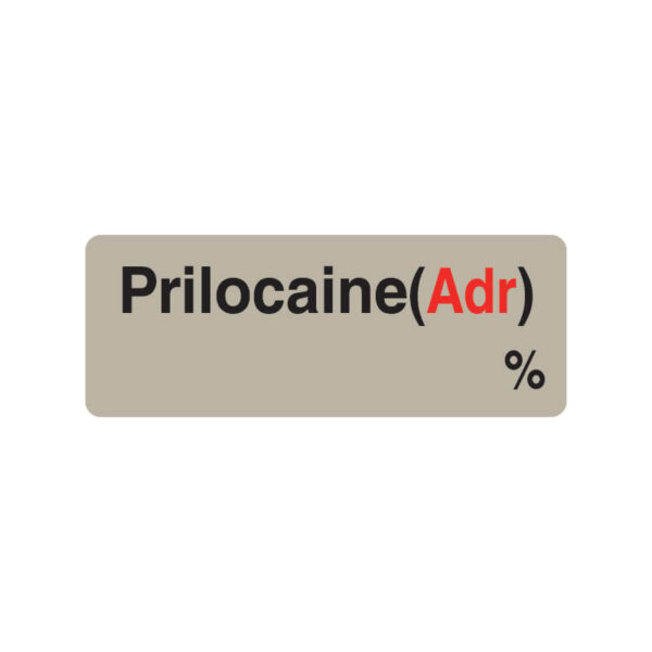 Triarc-Medical-Labels-Anaesthesia-R33-Prilocaine (Adr)